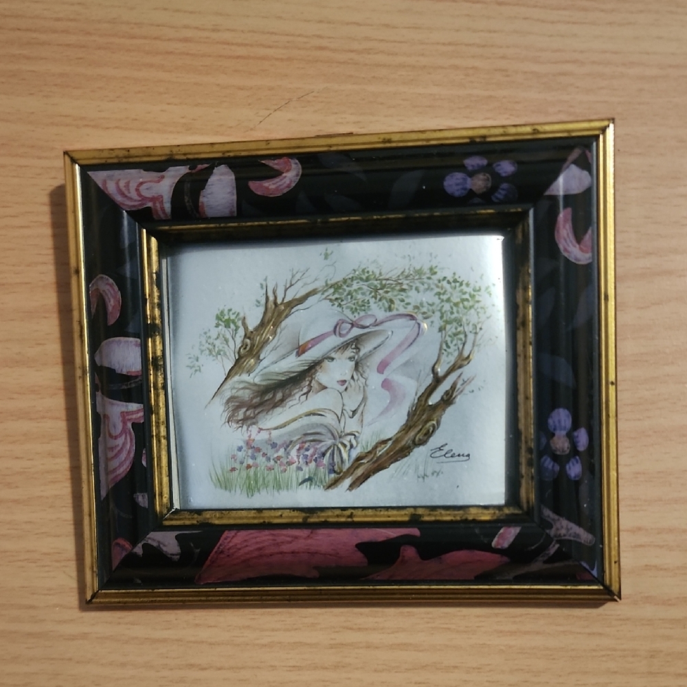 Creazioni Artistiche Framed Art with Black Accents